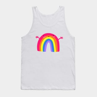 Cute Rainbow Hug Tank Top